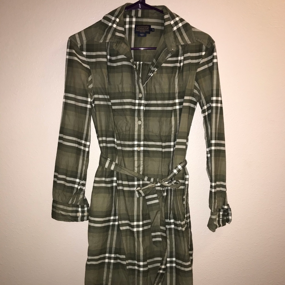 PENDLETON plaid cotton dress!
